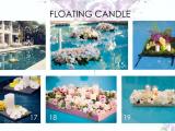 floating flower candles 
