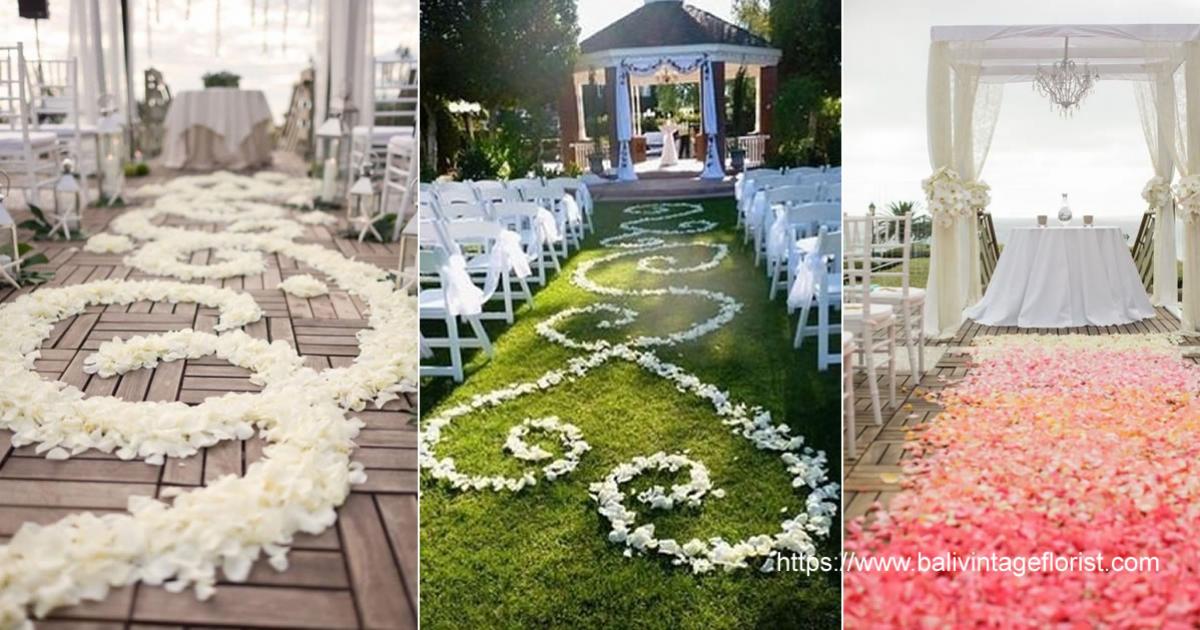 flower aisle design 