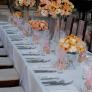 flower centerpiece long table tirtha uluwatu 