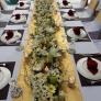 Mix flower long bridal table 